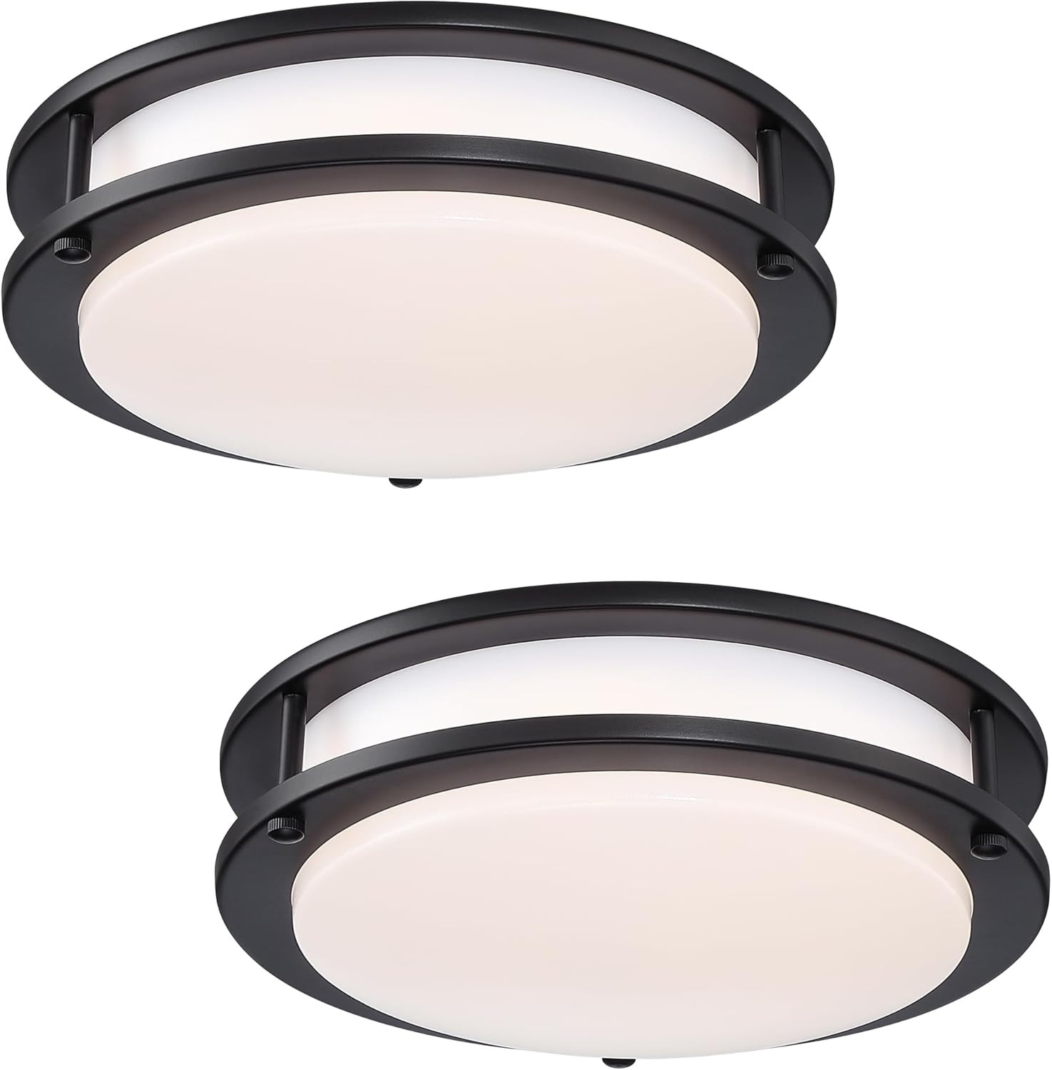 11 Inch LED Ceiling Light Fixture, 2700K/3000K/3500K/4000K/5000K Adjustable, Dimmable Flush Mount... | Amazon (US)