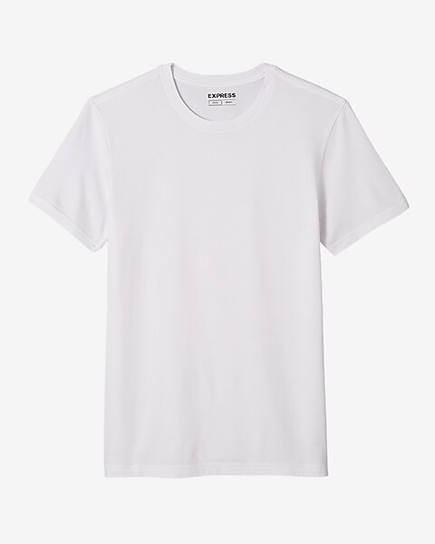 Slim Supersoft Moisture-Wicking Crew Neck T-Shirt | Express