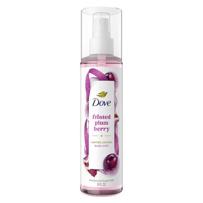 Dove Beauty Limited Edition Holiday Treat Body Mist - Frosted Plum Berry - 8oz | Target