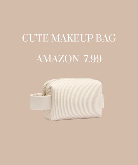 Cute makeup bag from Amazon! Only $7.99! 

#LTKitbag #LTKtravel #LTKGiftGuide