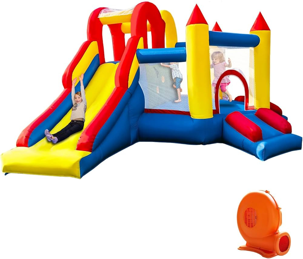 Umbalir Inflatable Bounce House for Kids 3-8 yr, Bouncy House Accommodate 4-6 Kids, Fun and Safe ... | Amazon (US)