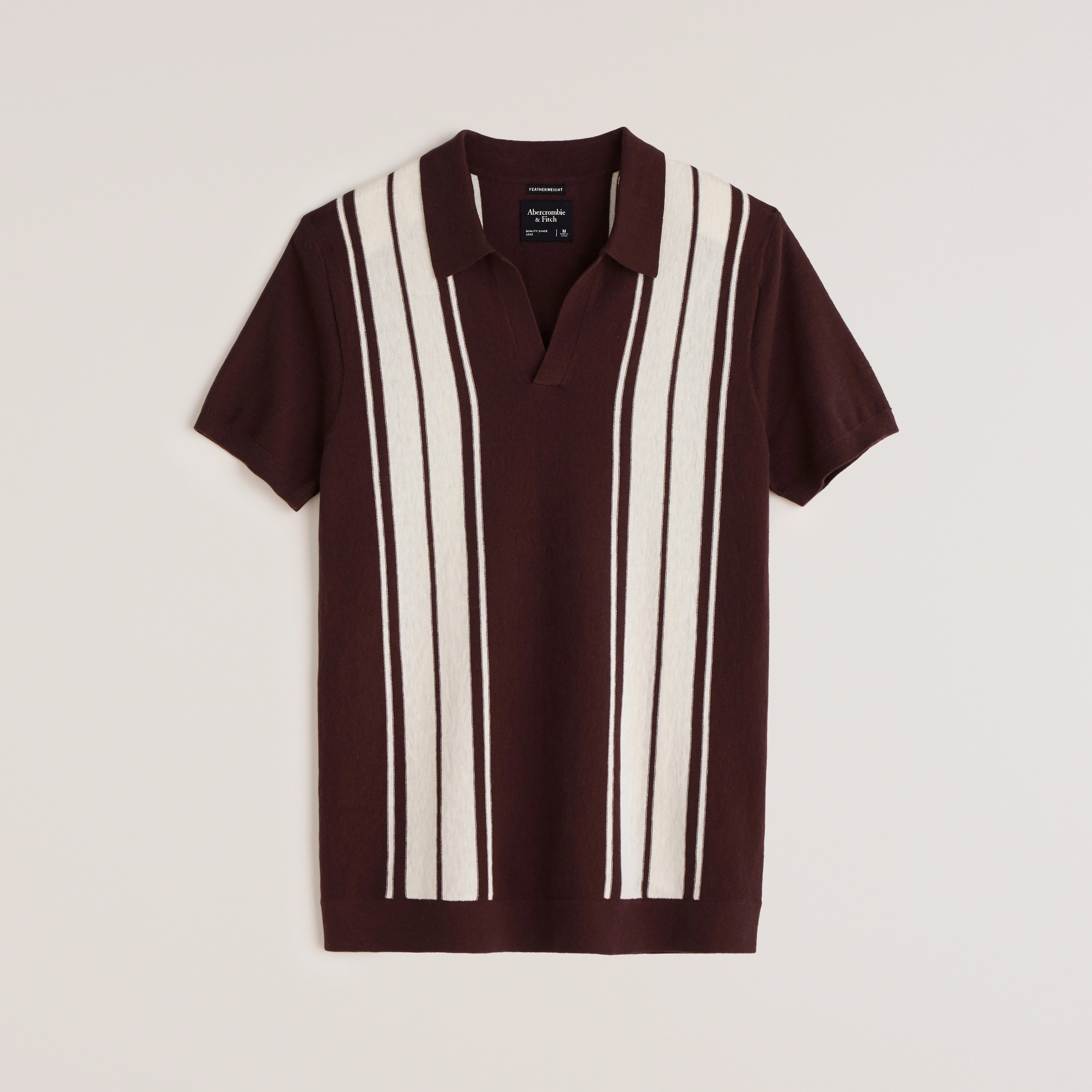 Cotton Cashmere Knit Polo | Abercrombie & Fitch (US)