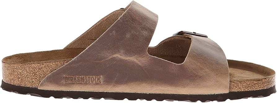 Birkenstock Unisex Arizona SFB Tobacco Oiled Leather Sandals - 39 M EU / 8-8.5 B(M) US | Amazon (US)