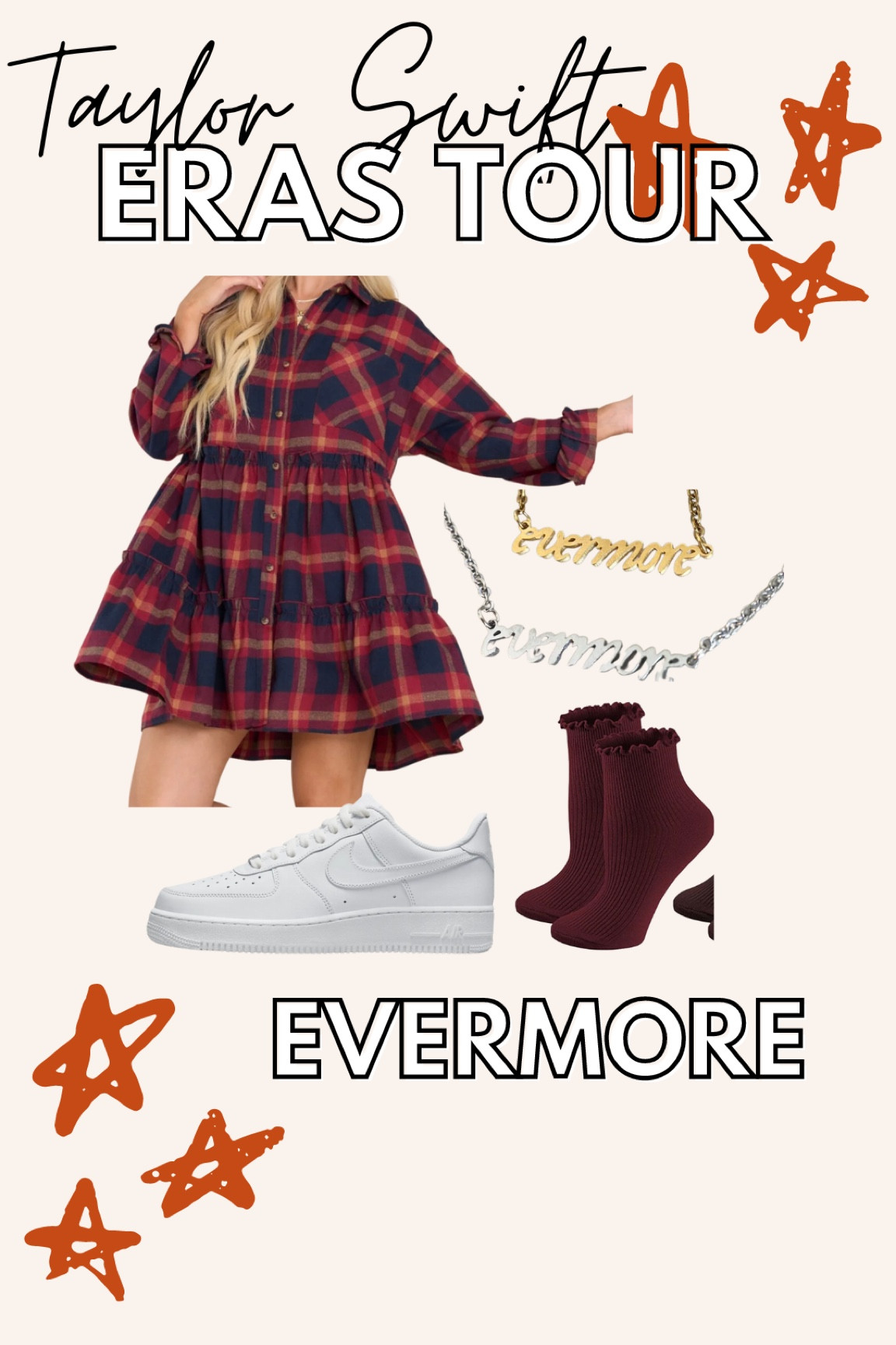 The ever so famous, Evermore flannel vibes are perfect for Taylor Swift’s Eras Tour concert!🥂

“Long story short”… Ever so effortlessly chic. & Perfectly paired for every fall & winter season closet.✨

Linked similar necklace choices. The ones pictured are from ResinRina online.✨ She makes the BEST gifts for the Swiftie in your life. I love shopping small when I can! 

#LTKSeasonal #LTKunder100 #LTKfit