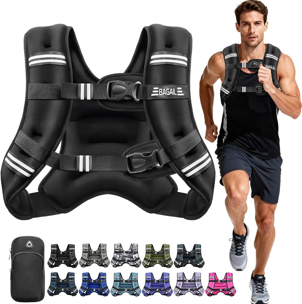BAGAIL Comfort-Fit Weighted Vest for Woman, Even Weight Distribution, Faster Weight Loss, No-Chaf... | Amazon (US)