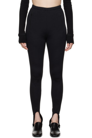 Black Stirrup Leggings | SSENSE
