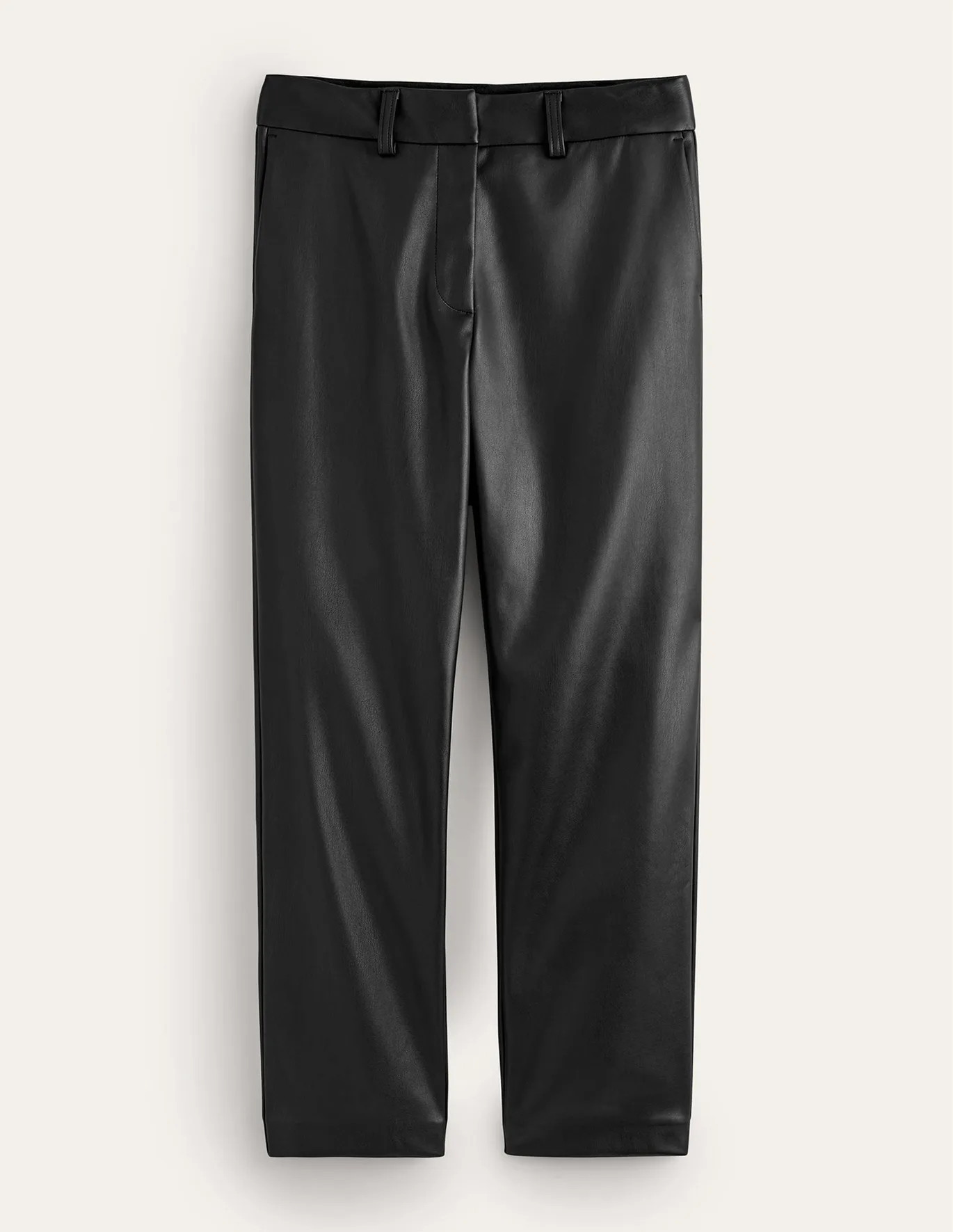 Tapered Faux-Leather Trousers | Boden (UK & IE)