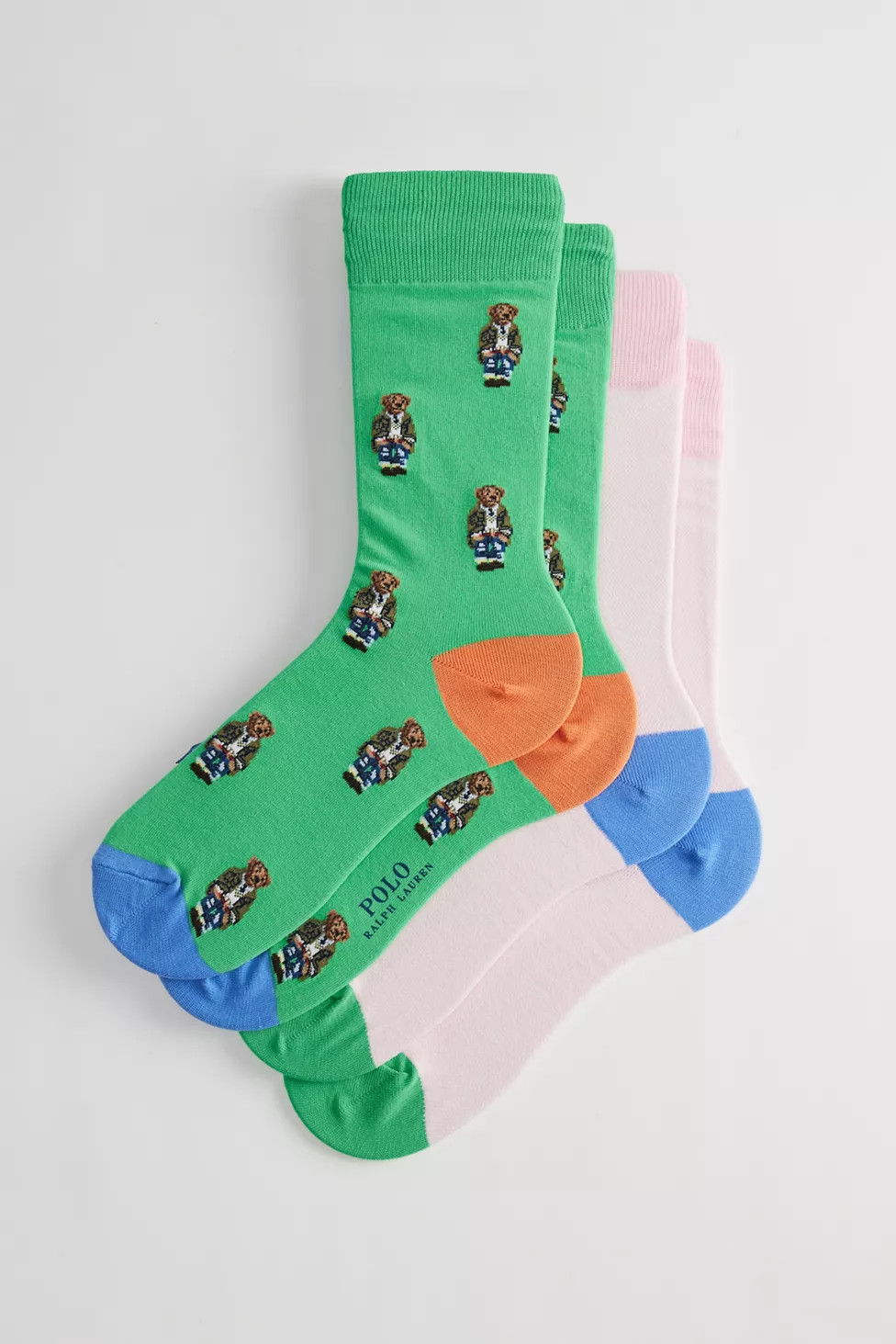 Polo Ralph Lauren American In Paris Bear Crew Sock 2-Pack | Urban Outfitters (US and RoW)