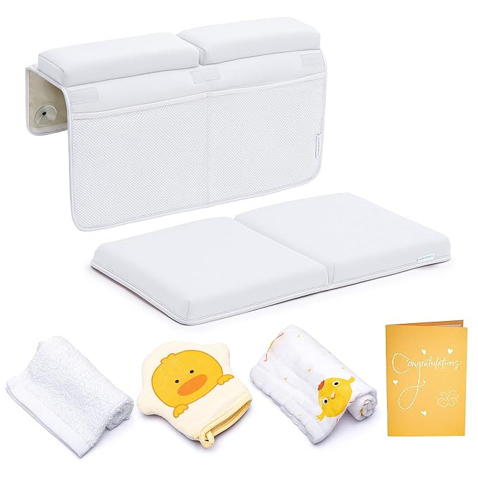 Bath Kneeler and Elbow Rest Pad, Extra Thick Baby Bath Kneeling Pad and Elbow Pad for Bathtub. Ba... | Amazon (US)