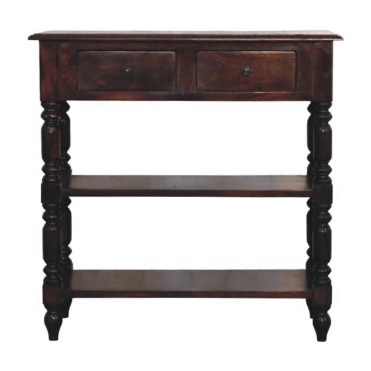 Turned Legs Cherry Side Table | Wayfair North America