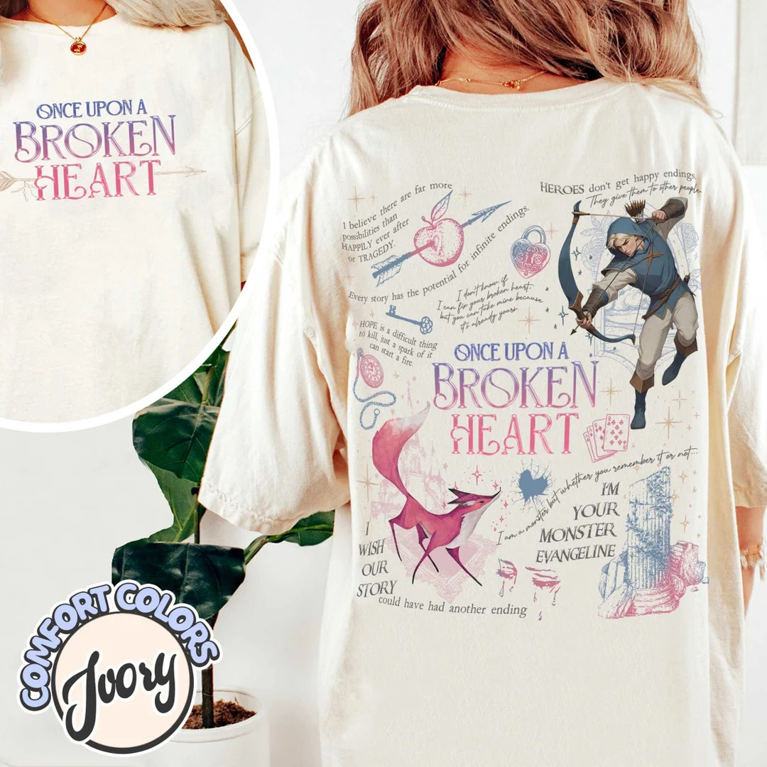 The Archer and the Fox Comfort Colors Shirt, Evangeline and Jacks - Etsy | Etsy (US)