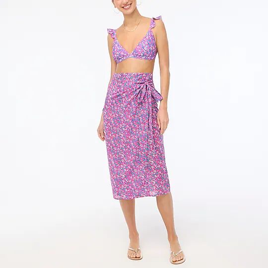 Tie sarong cover-up | J.Crew Factory