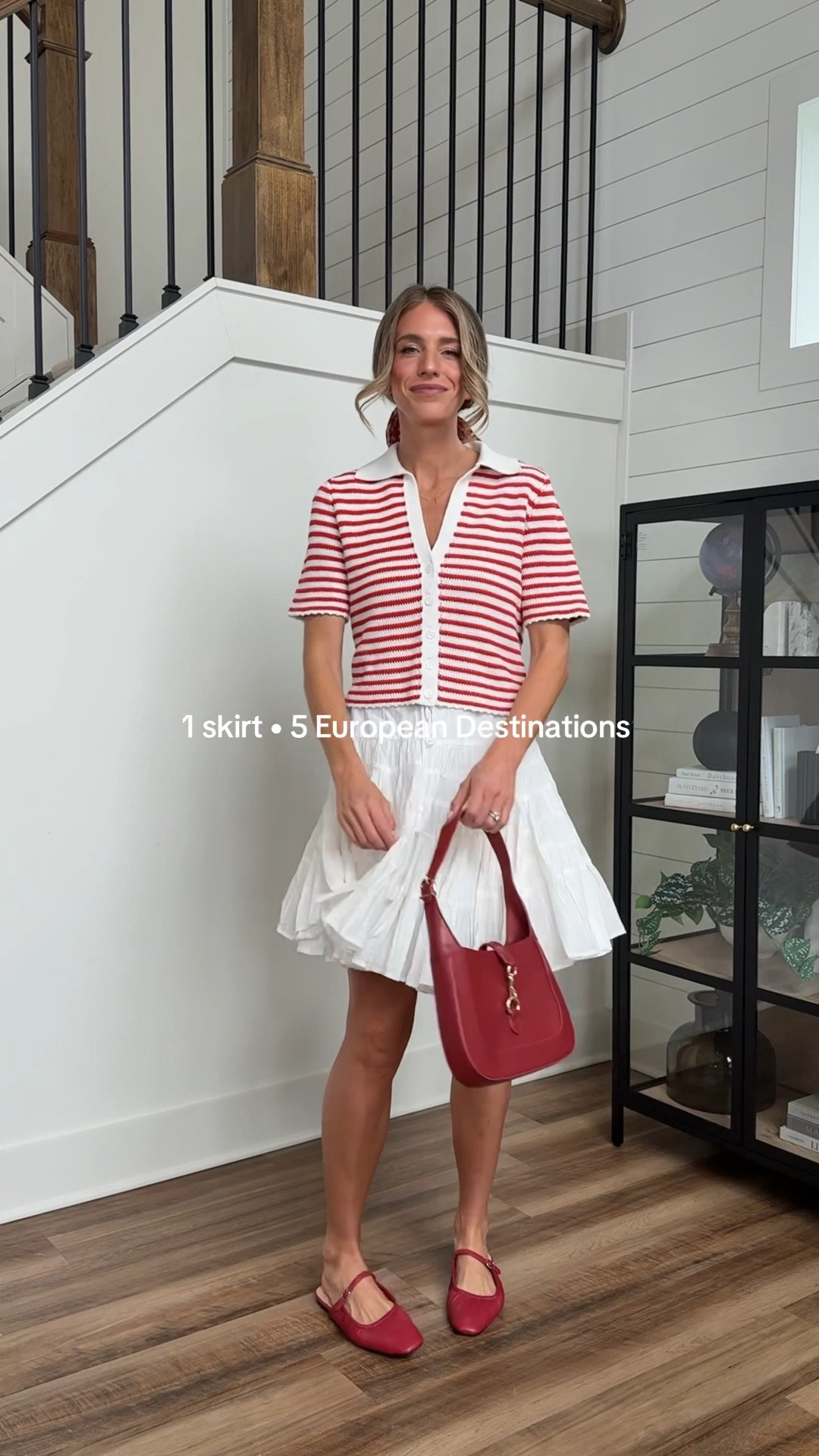 European Summer vacation outfit ideas with ways to wear a white flowy linen skirt.  This one is from free people and runs slightly oversized.  I’m wearing a small.  
Medium in the jacket 
Wearing small in all tops (the turtleneck is old from Aritzia but linked a similar one from amazon)

Vacation outfits | linen | strapless top | summer outfit | white skirt 

#LTKSeasonal #LTKWatchNow #LTKTravel