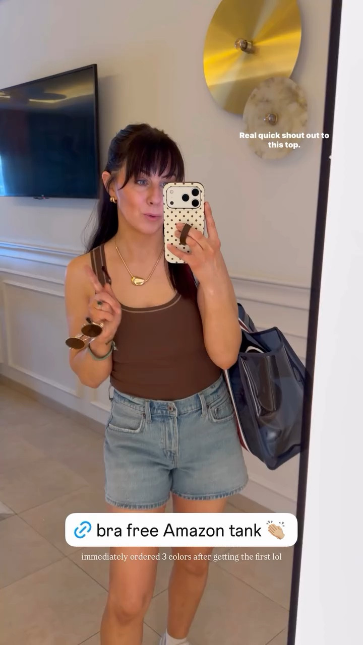 Amazon bra tree tank - immediately ordered 3 colors after getting the first lol

#LTKSeasonal #LTKPetite #LTKootd