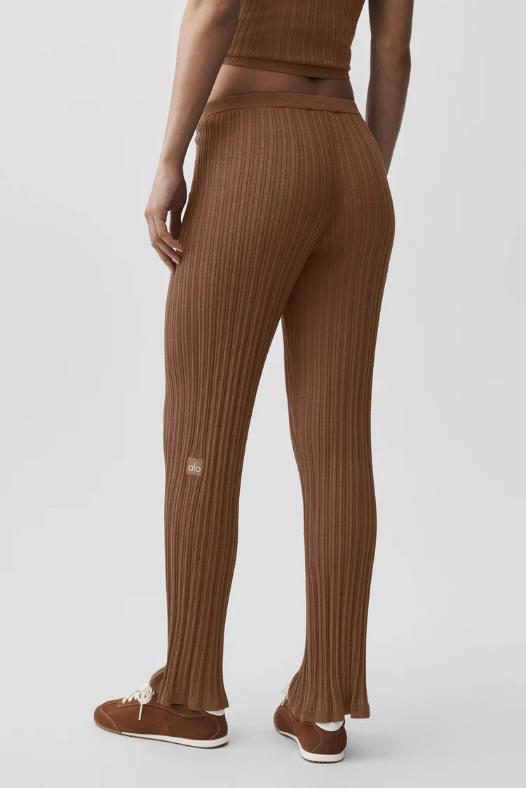 Sweater High-Waist Sunlit Straight Leg Pant | Alo Yoga (US)