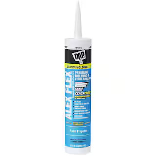 DAP ALEX FLEX 10.1 oz. White Premium Molding and Trim Sealant 18542 - The Home Depot | The Home Depot