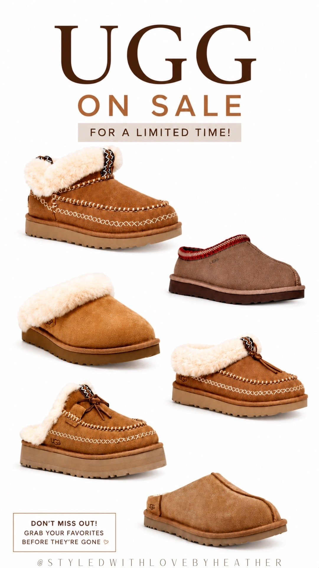 UGG season is officially calling 🤎🍂 So many of my favorite cozy styles are ON SALE right now, and these are the pairs I’d grab before sizes start disappearing! Perfect for everything from casual fall outfits to cozy everyday looks. Linking all my favorites here ✨

#LTKFinds #LTKShoeCrush #UGGStyle