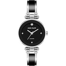 Anne Klein Women's Genuine Diamond Dial Bangle Watch | Amazon (US)