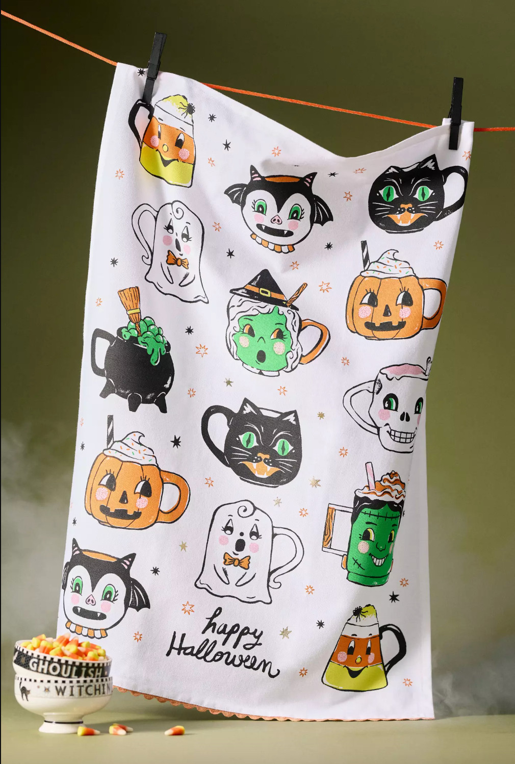 *New Halloween Arrival Under $25: Spooky Friends Mugs Dish Towel* 

Get the most out of (g)hosting this spooky season with our 2025 collection of Halloween décor.

100% cotton
Machine wash
Imported

Halloween Decor Home Decor Whimsical Towel Decor Colorful Classic Vintage Inspired Under $50 Under $25 

 #LTKSeasonal #LTKHome #LTKFindsUnder50