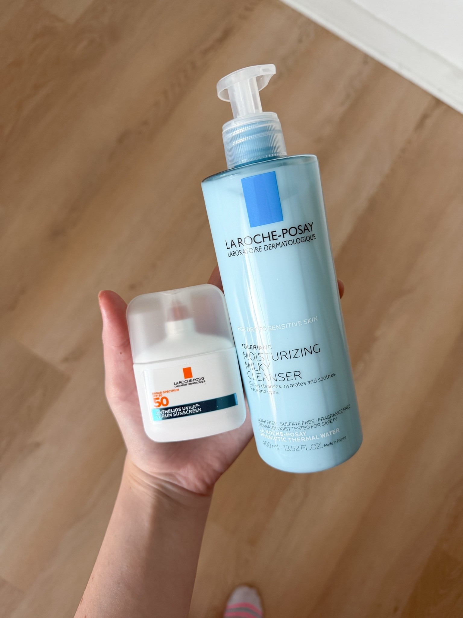 Summer skincare at its best! La Roche Posay nailed it with this milky cleanser, sooo soft on the skin 🫧 and the sunscreen is some of the best on the market. 10/10 applicator and coverage :)

#LTKgrwm #LTKselfcare #LTKBeauty