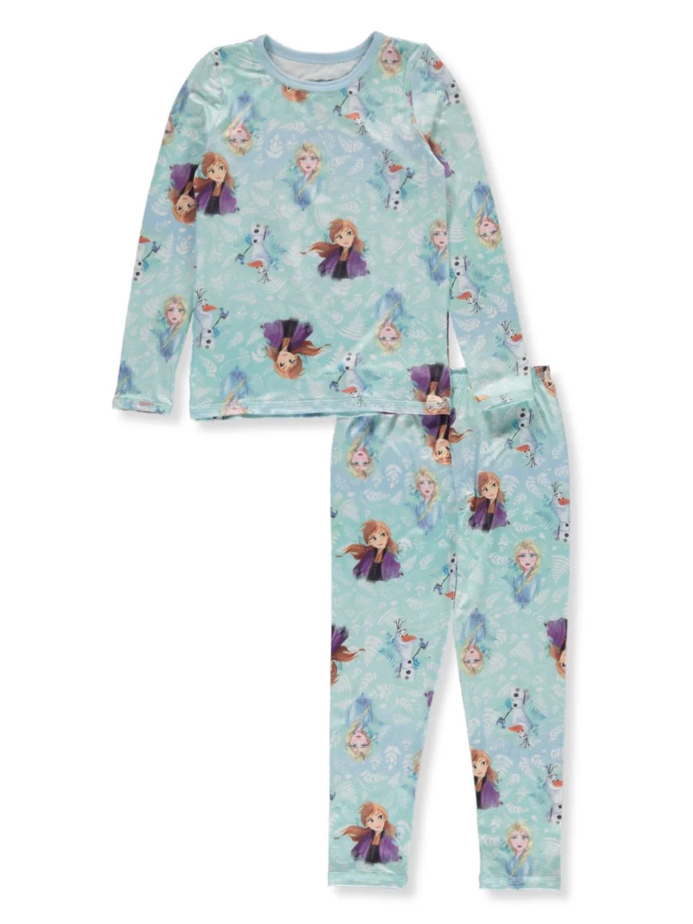 Disney Frozen Girls' 2-Piece Pajamas - blue, 5t (Toddler) - Walmart.com | Walmart (US)