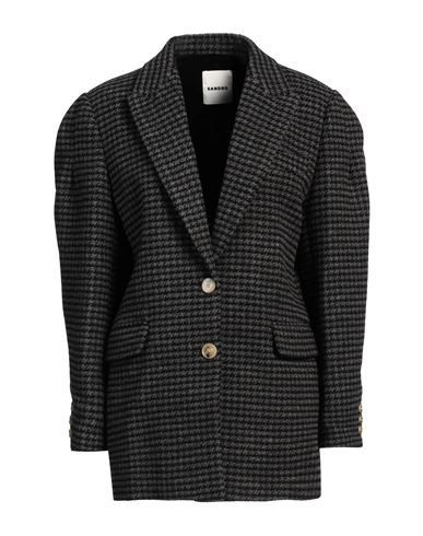 Sandro Woman Blazer Lead Size 4 Wool | YOOX (US)