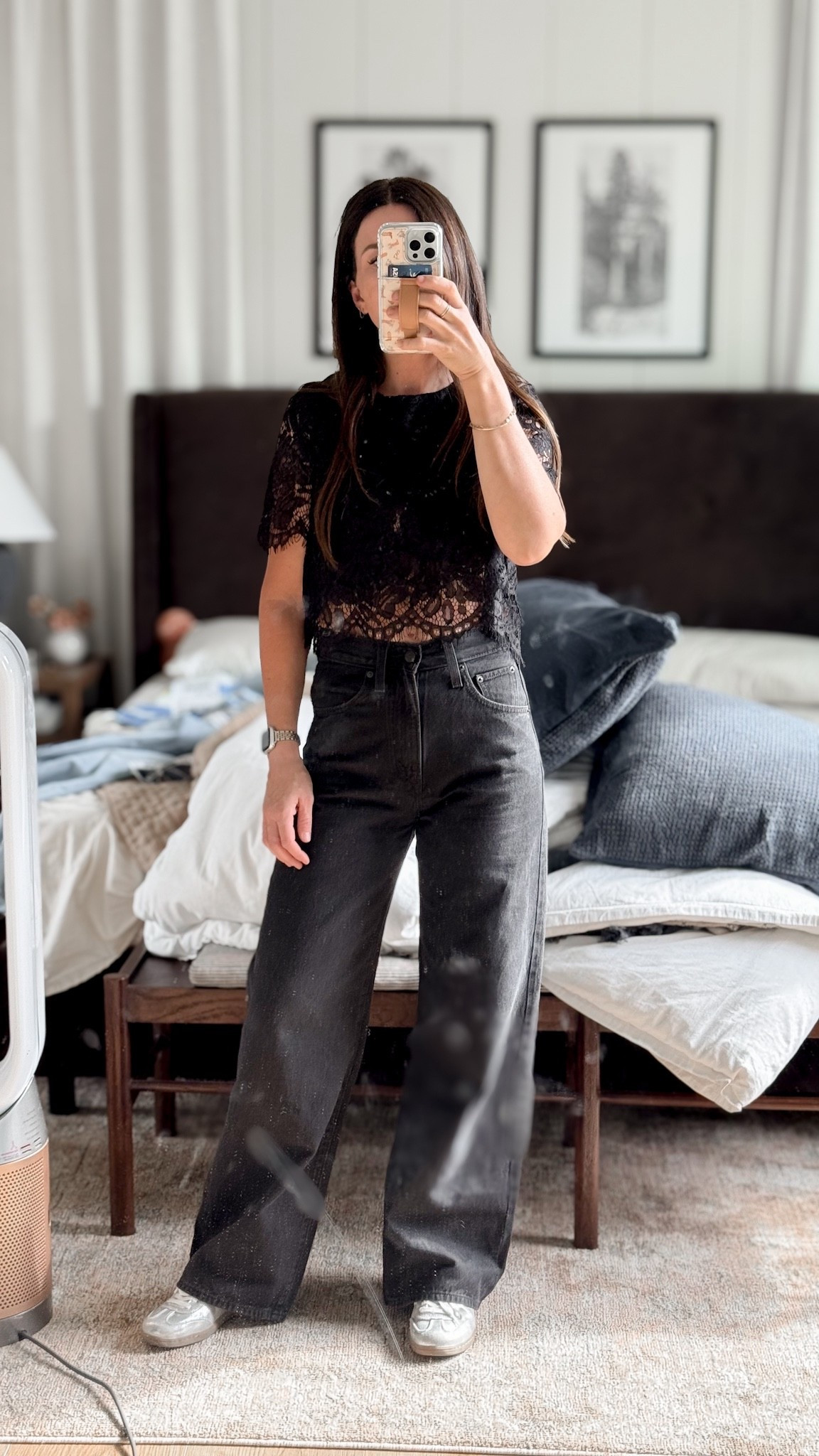 Goo Goo Dolls concert fit. Top is old, but linked some similar options. 

Lace top, crop, Levi’s, jeans, denim, black denim, concert outfit, sneakers, silver, 

#LTKShoeCrush #LTKStyleTip #LTKFindsUnder50