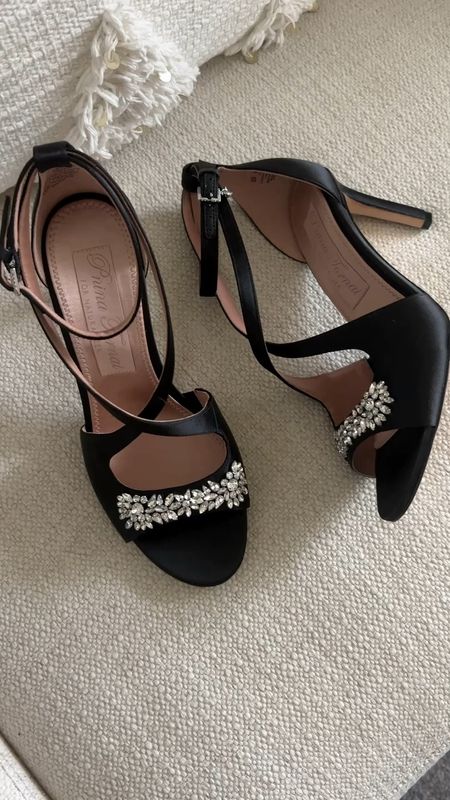 Comfort and beautiful. These heels are a little over 3”. Gorgeous details like a heart Cham. These come in medium and wide widths! And 10 sizes! They run tts. 

#LTKHoliday #LTKshoecrush #LTKwedding