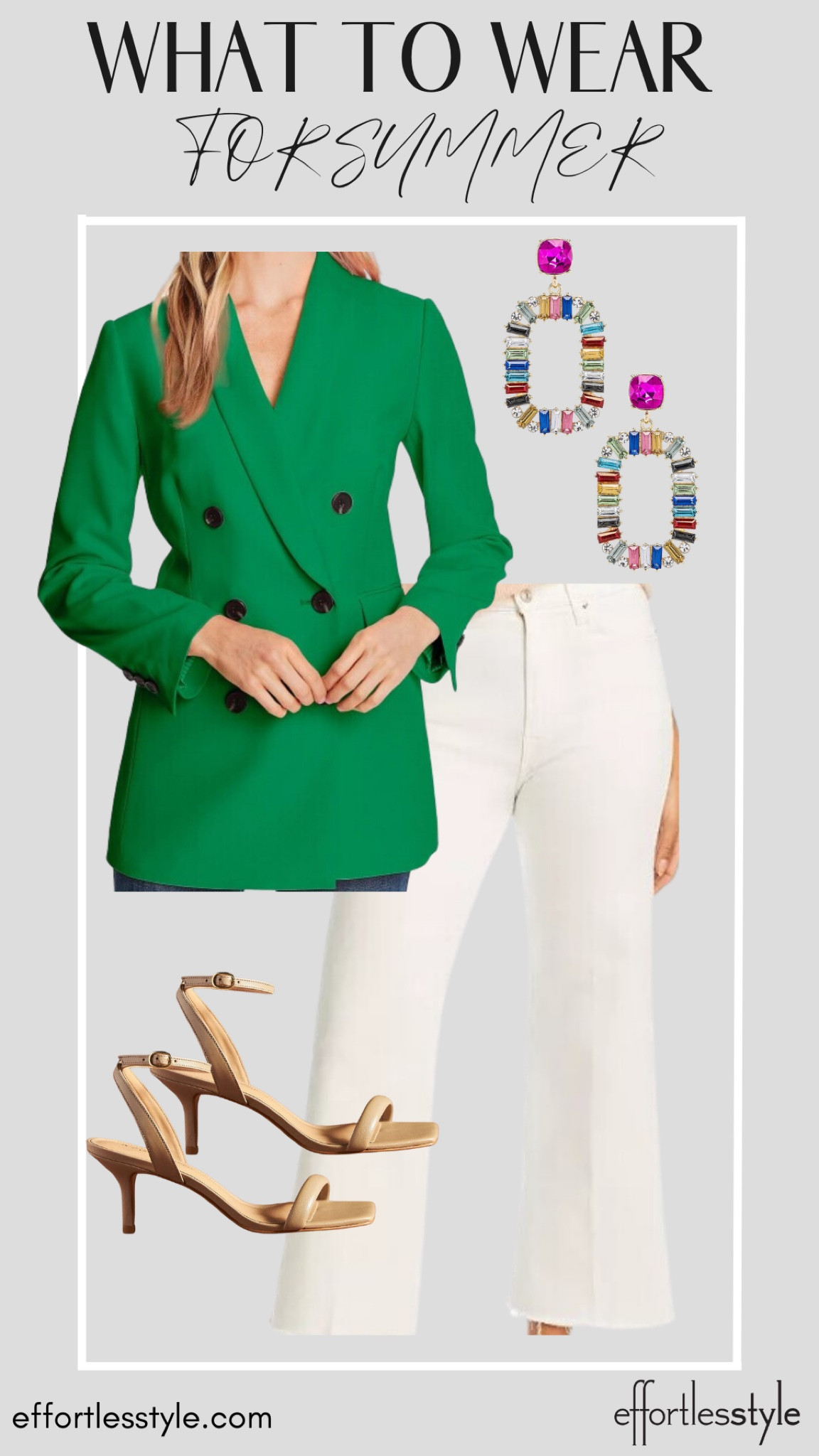 How to style a green blazer this summer 💚💚

#LTKstyletip #LTKworkwear #LTKSeasonal