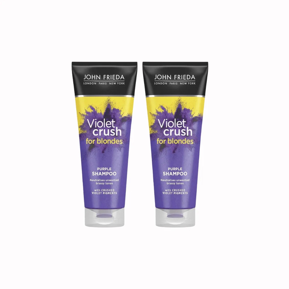 John Frieda Violet Crush Violet Extract Purple Shampoo for Blonde Hair 250ml 2 Pack - Walmart.com | Walmart (US)