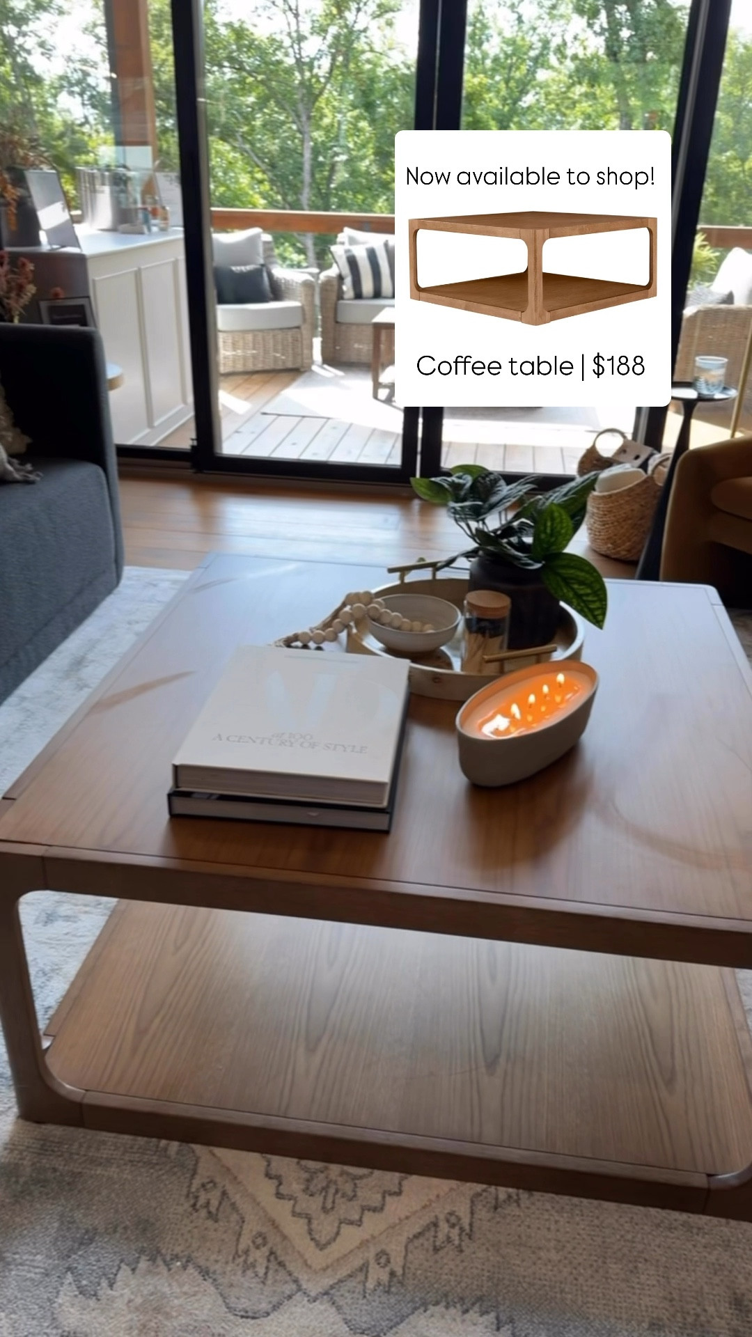 My Texas House Haven Coffee Table, now available to shop online #walmarthome #walmartshowcase 
$188 linking side table as well! @walmart

#LTKVideo #LTKHome