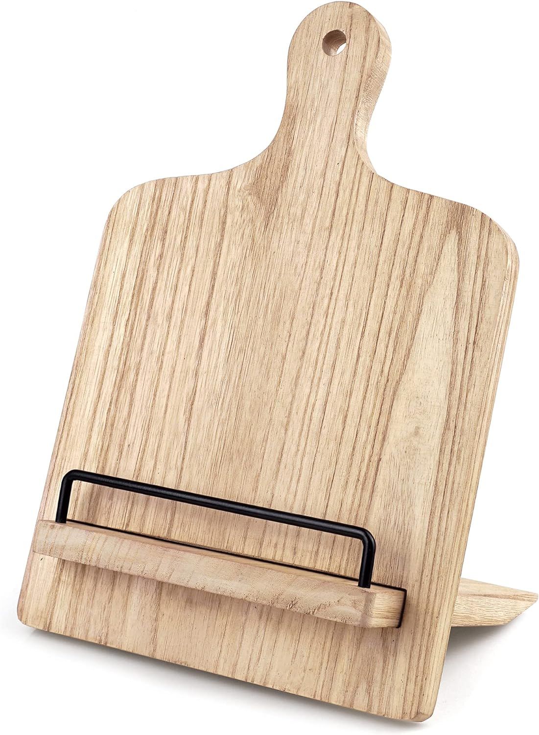 Cookbook Stand Wood Cookbook Holder: Farmhouse Kitchen Cookbook Stand - Adjustable Cookbook Recip... | Amazon (US)