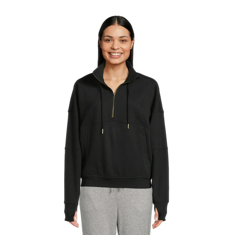 Avia Women's Quarter Zip Pullover, Sizes XS-XXXL | Walmart (US)