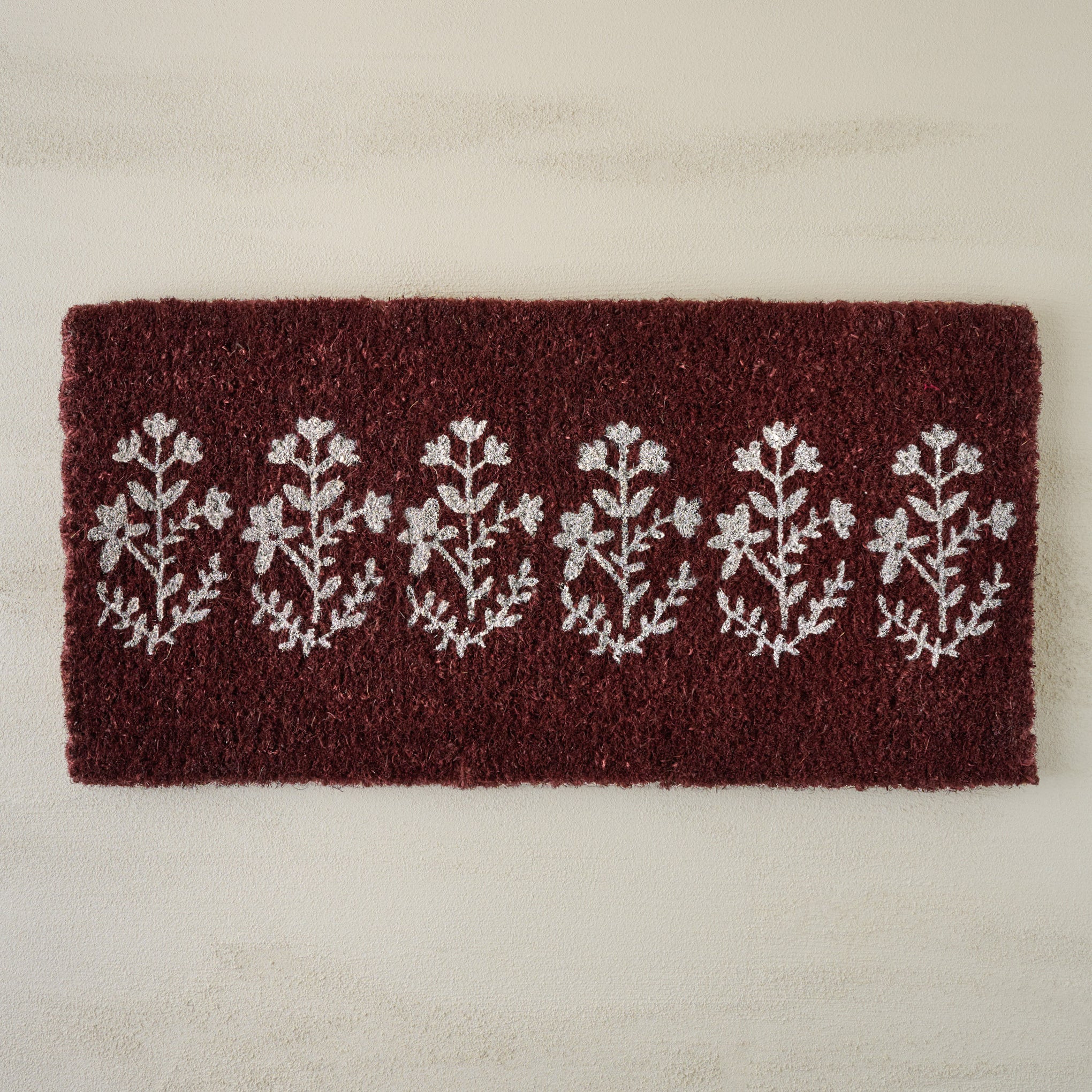 Aspen Floral Doormat | Magnolia