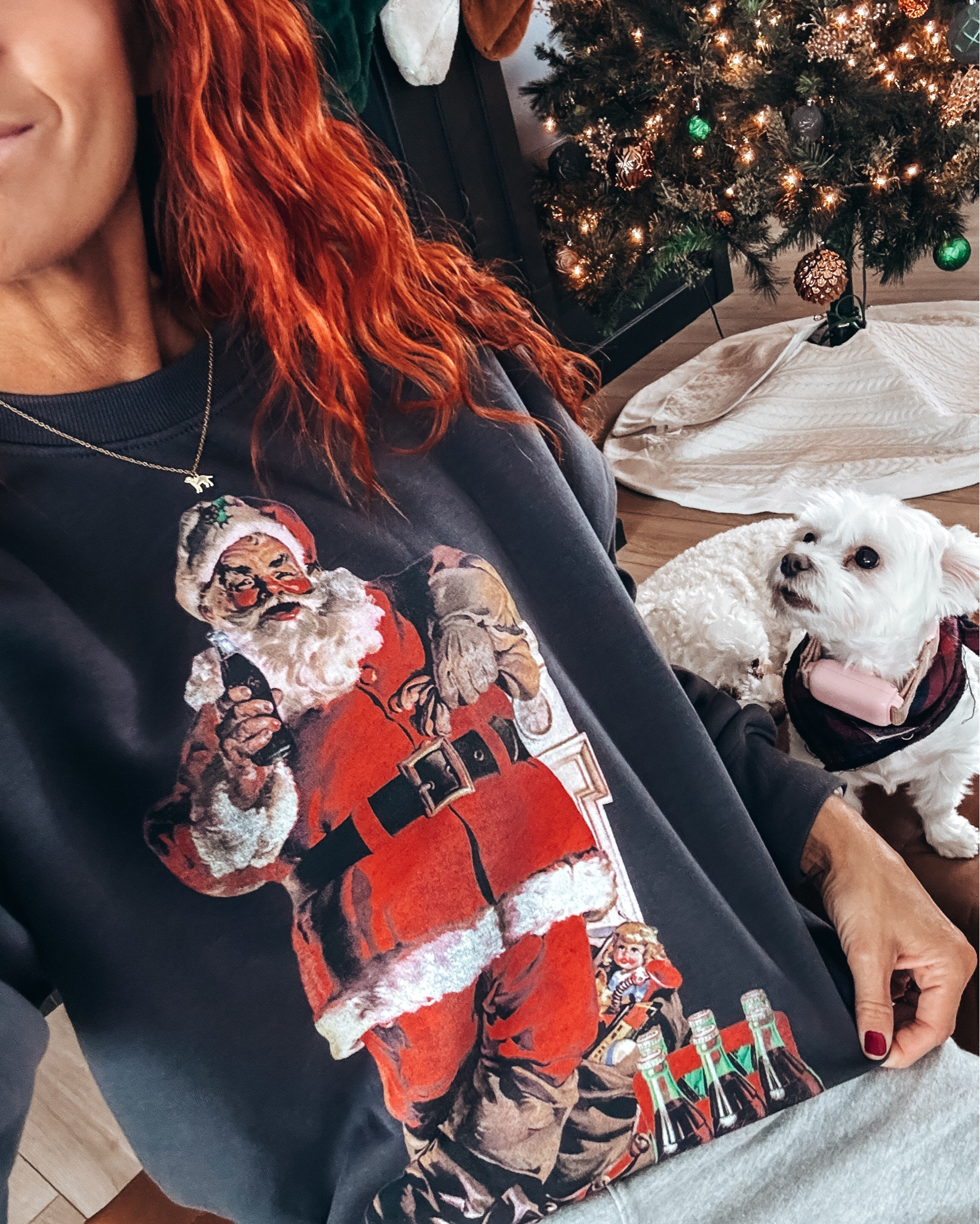 I’m a sucker for anything Coca Cola and Santa Claus!!! It’s 40% off and under $20! Wearing a small! 

#LTKSaleAlert #LTKHoliday #LTKCyberWeek