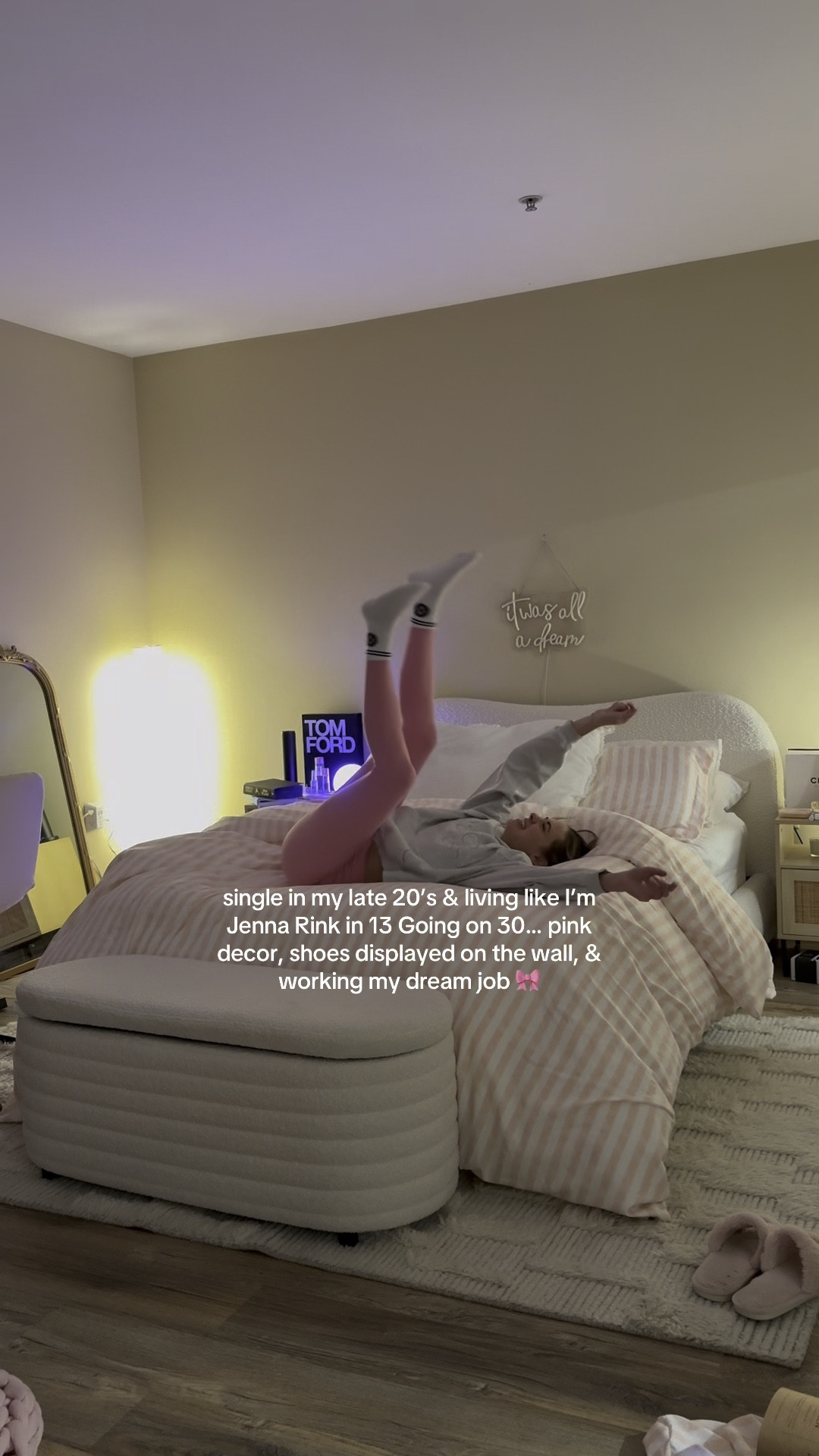 pink striped duvet of my dreams! my room is my happy place and investing in cute/comfortable bedding is a must! 

#LTKFindsUnder100 #LTKMostLoved #LTKHome