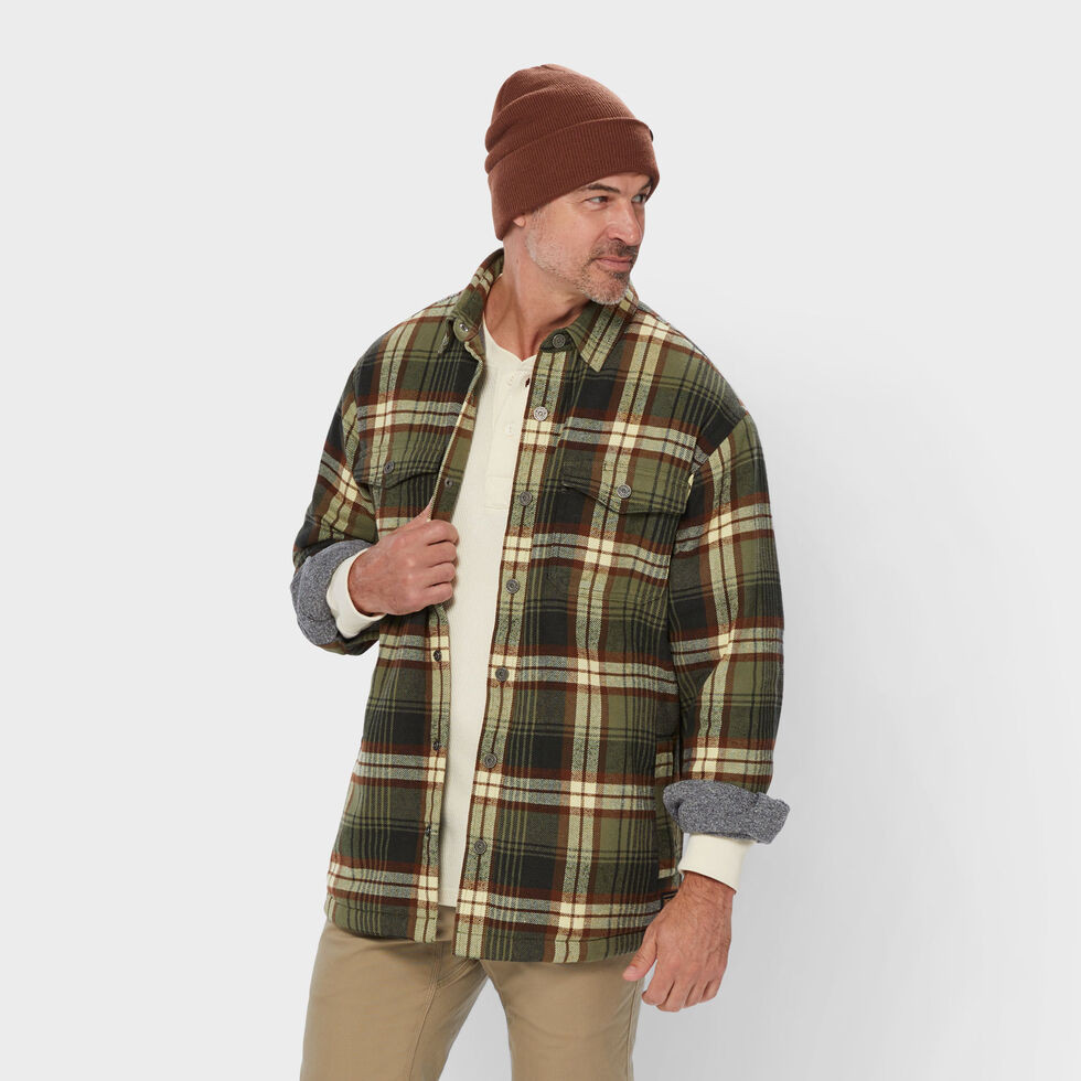 Men's Flapjack Fleece-lined Relaxed Fit Shirt Jac | Duluth Trading Co.