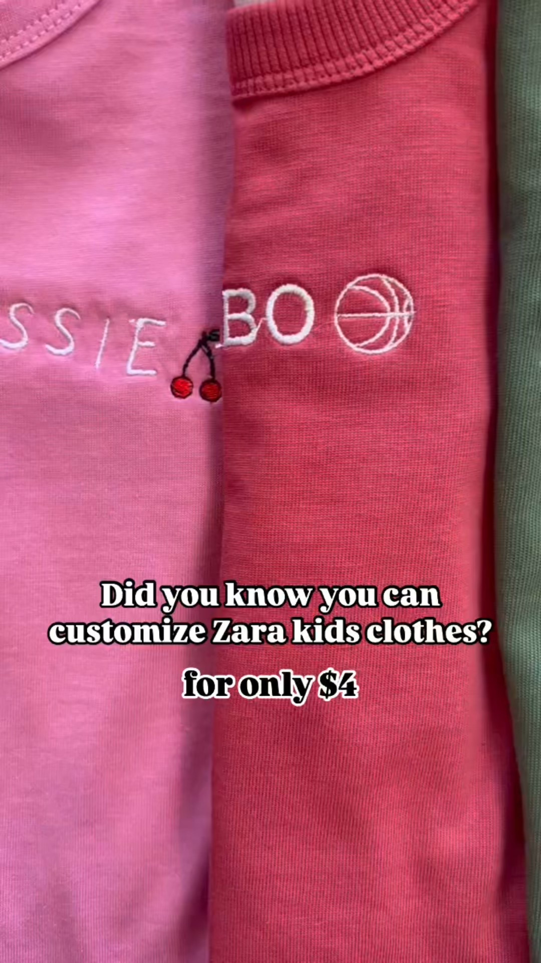 Did you know Zara offers personalization for only $4 on so many styles for kids? From t-shirts to sweatshirt sets to accessories like hats and socks, you can add embroidery text or icons to so many styles. This makes for such a fun and special gift too! The styles are available in baby through big kid sizing.