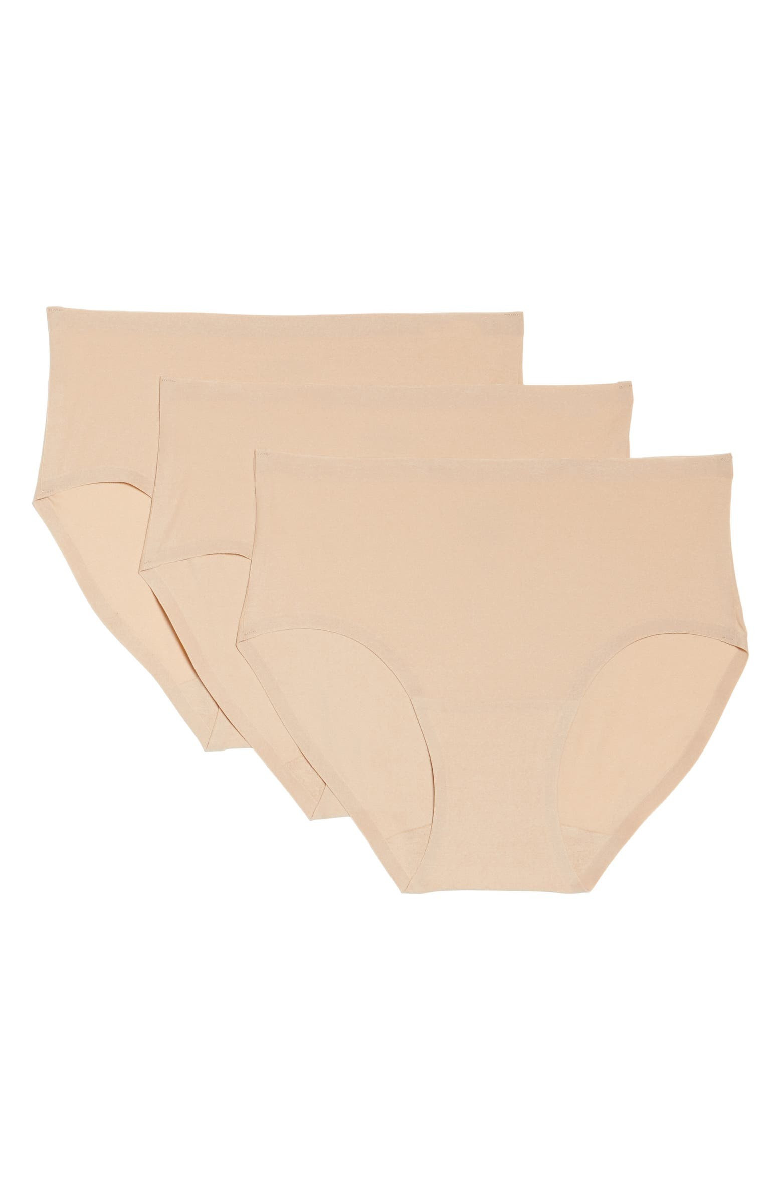 Soft Stretch 3-Pack Seamless Hipster Briefs | Nordstrom