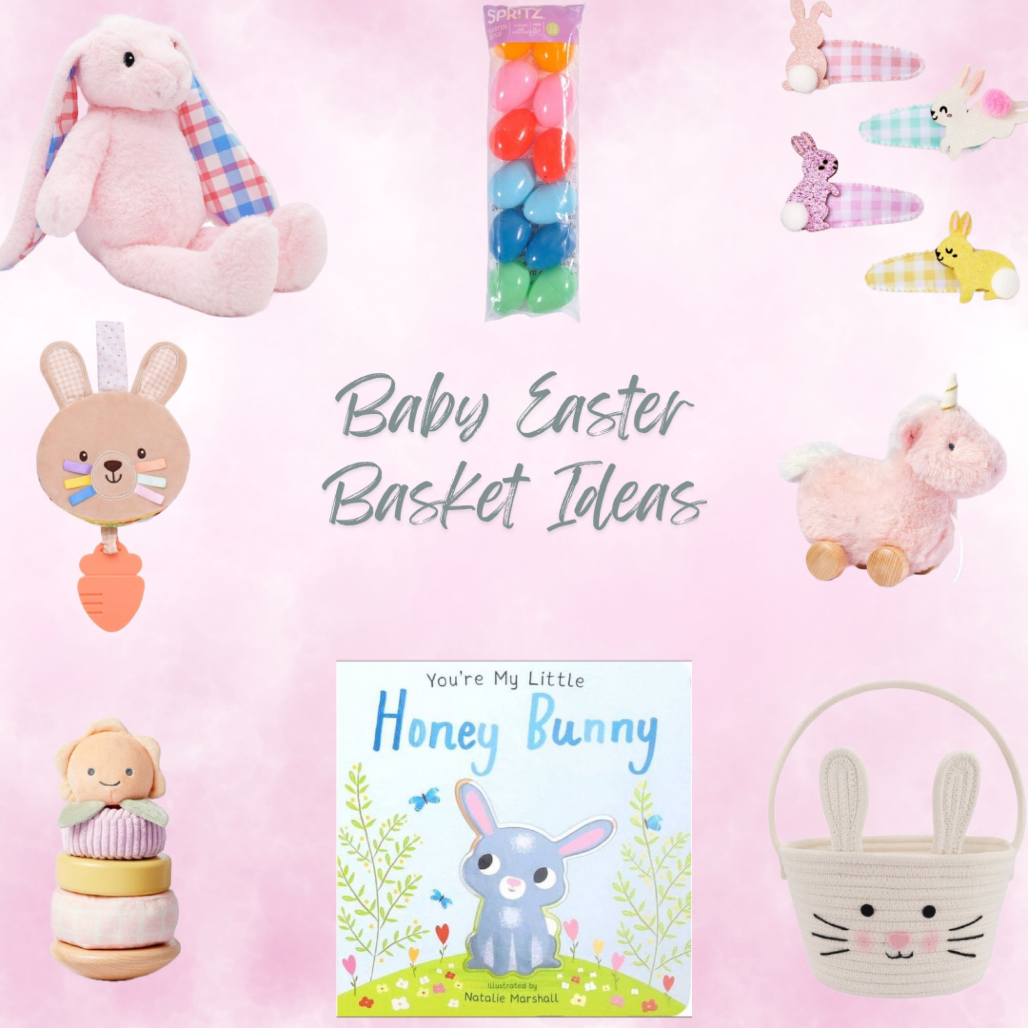 baby easter basket ideas from Target! the cutest little bunny basket and doll, books, eggs, hair clips and toys!

#LTKfindsunder50 #LTKbaby #LTKSeasonal