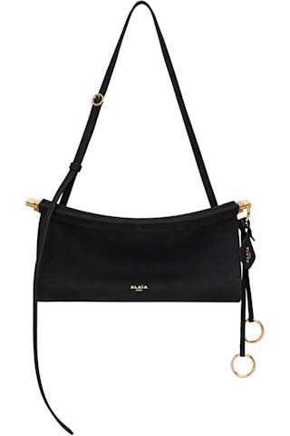 ALAÏA - Black 'Le Click' East West Small Bag | SSENSE