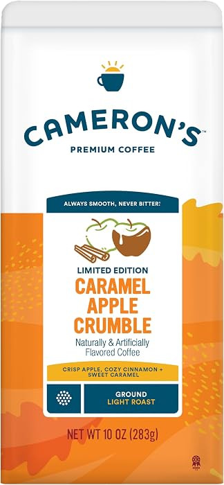 Cameron's Coffee Caramel Apple Crumble Ground Coffee, 10 oz | Amazon (US)