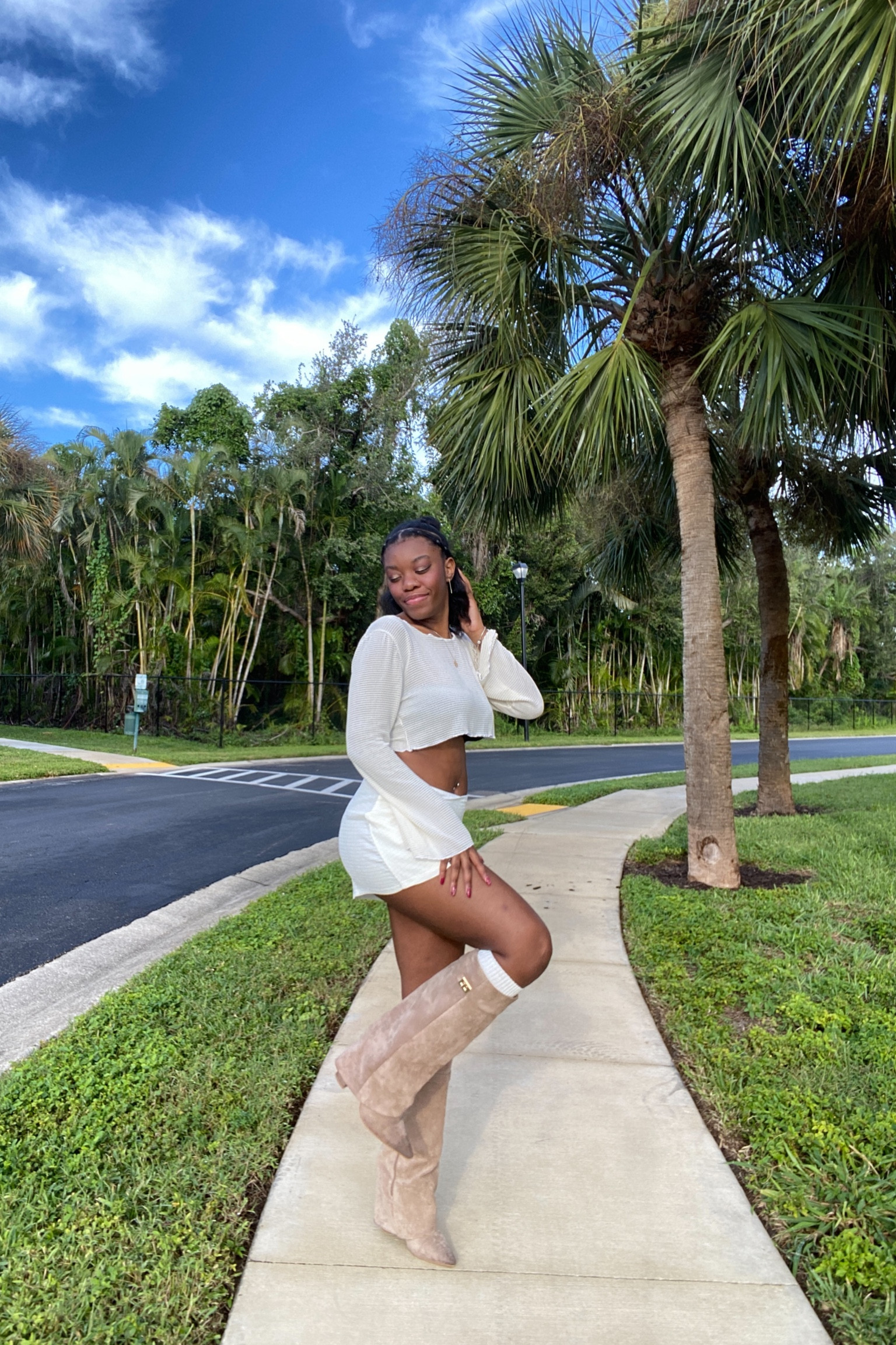 All white fall outfit 
Top thrifted (found similar items)
Skirt boohoo
Boots boohoo 

#LTKfindsunder50 #LTKstyletip #LTKSeasonal