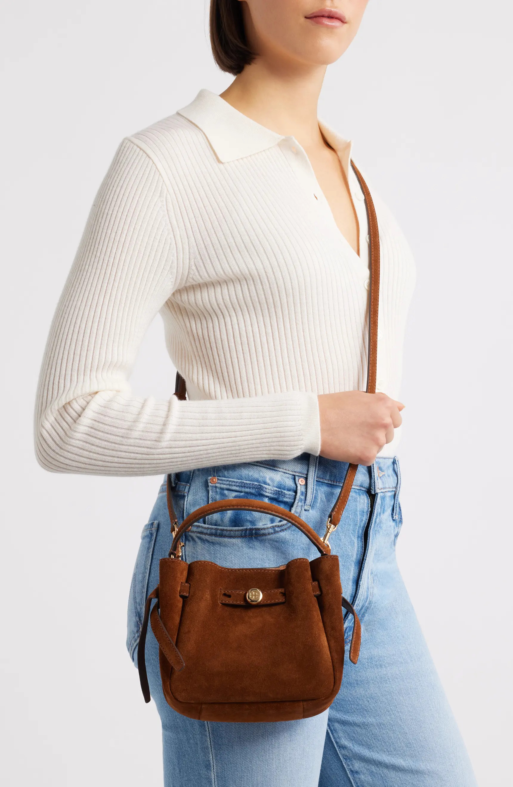 Tory Burch Mini Romy Bucket Bag | Nordstrom | Nordstrom