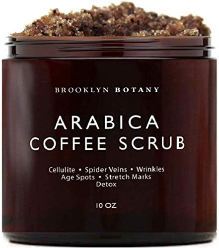 Brooklyn Botany Dead Sea Salt and Arabica Coffee Body Scrub - Moisturizing and Exfoliating Body, ... | Amazon (US)