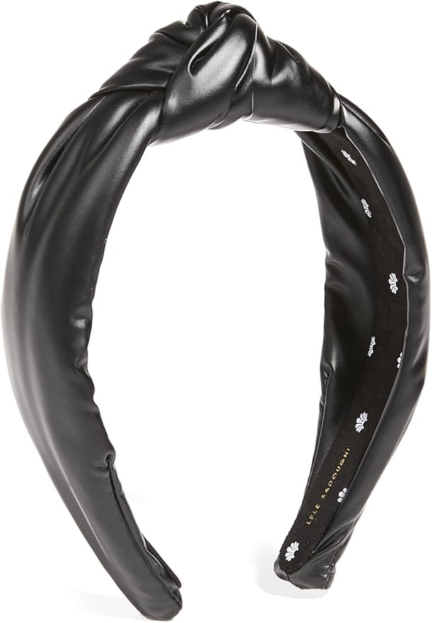 Lele Sadoughi Women's Silk Leopard Knotted Headband | Amazon (US)