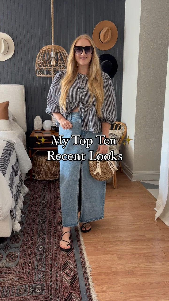 Summer outfit inspiration ☀️ 

Summer outfit ideas, daily looks, capsule wardrobe, summer looks, ootd, daily style, mom style, casual outfits, jean skirt, maxi skirt, vans, tie front top, straw tote, baseball cap, summer dresses

#LTKSeasonal #LTKStyleTip #LTKFindsUnder50