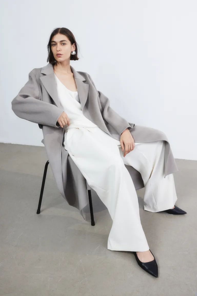 Wide-leg Pants - White - Ladies | H&M US | H&M (US + CA)