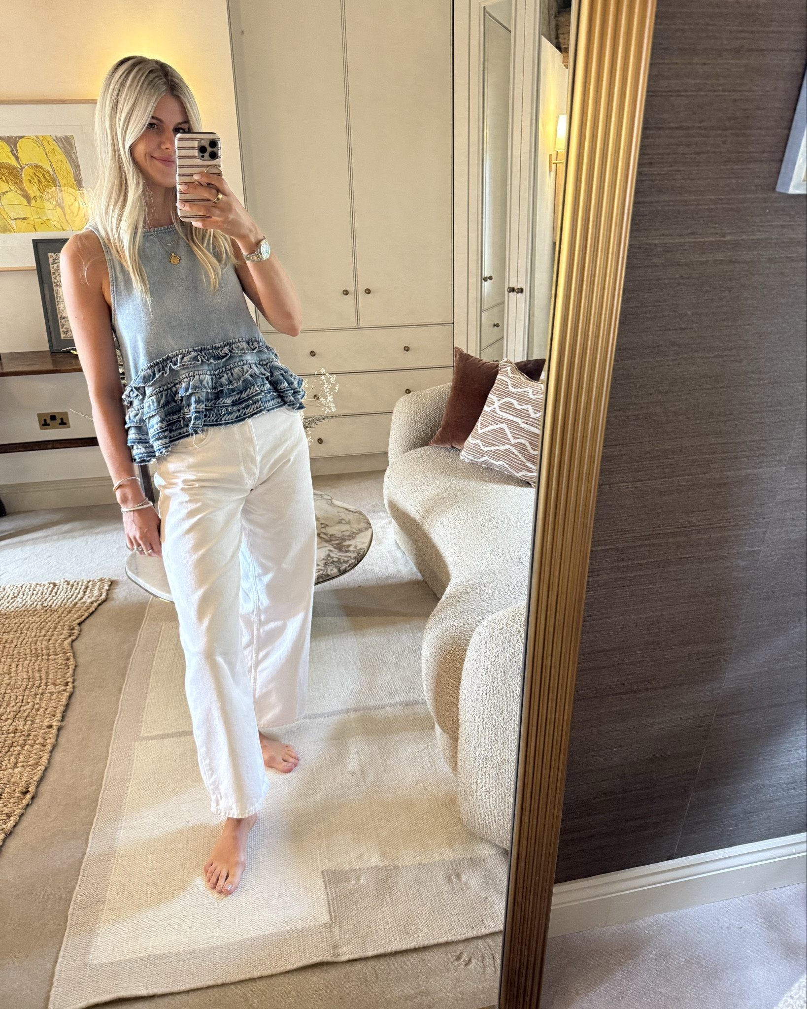 Denim top that feels dressed up 

#LTKsummer #LTKireland #LTKeurope