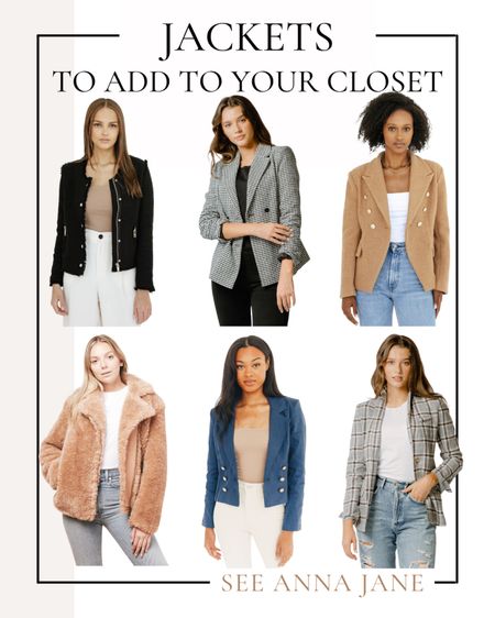 Jackets To Add To Your Closet ✨

shop one third // fall jackets // fall fashion // neutral fashion // fall outfits // fall outfit inspo

#LTKstyletip #LTKSeasonal